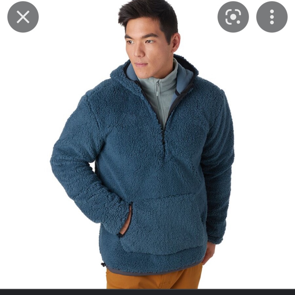 MENS SHERWOOD FULL-ZIP HOODED FLEECE MEDIUM